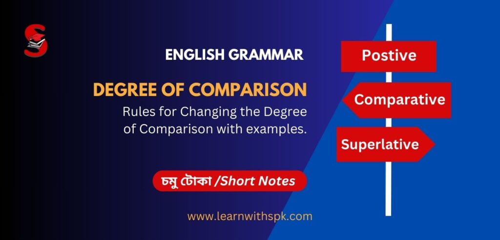 Degree of Comparison in English Grammar | Notes in Assamese